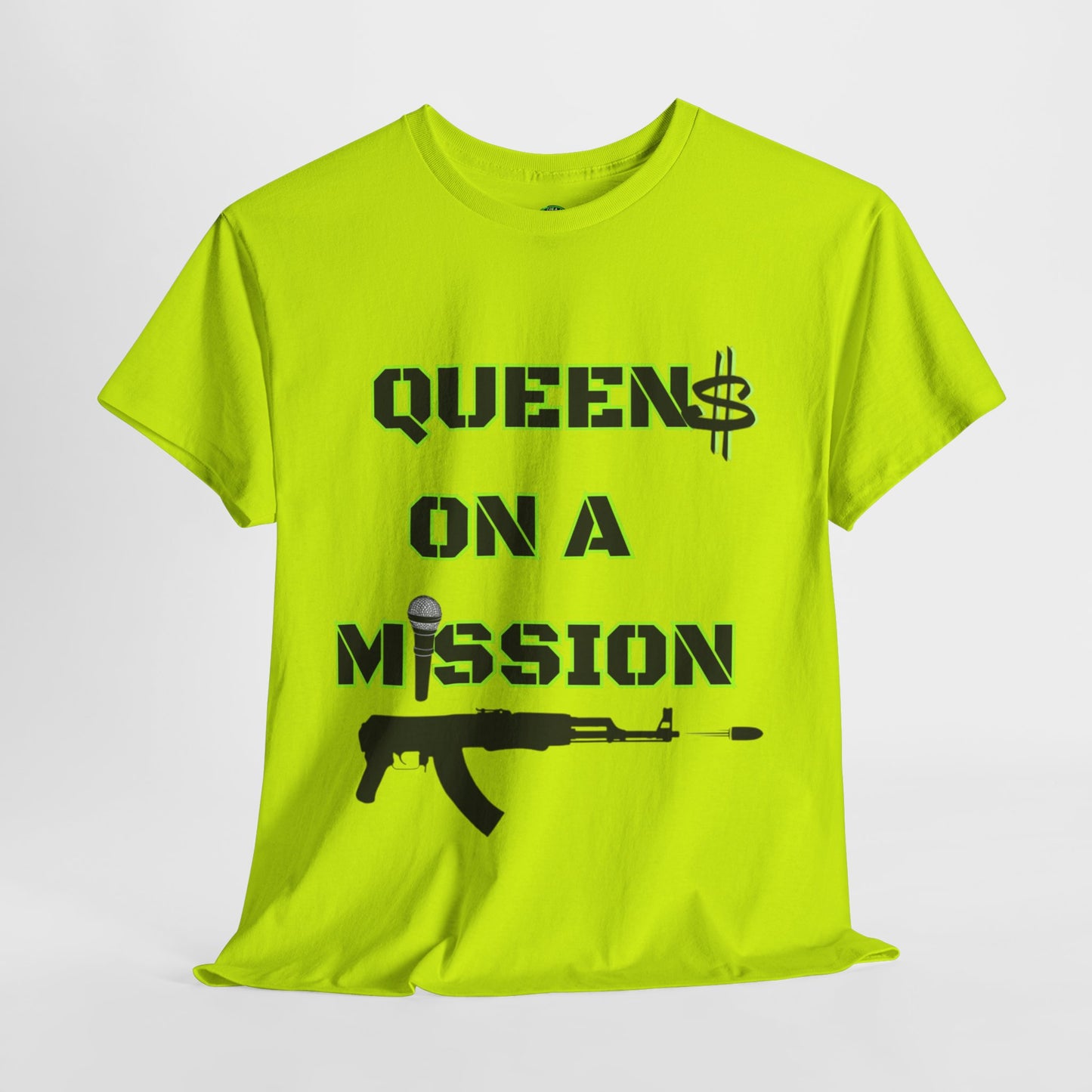 Queens on a Mission Unisex Heavy Cotton Tee - Bold Statement Shirt