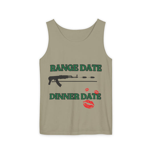 Unisex Range Date Dinner Date Tank Top