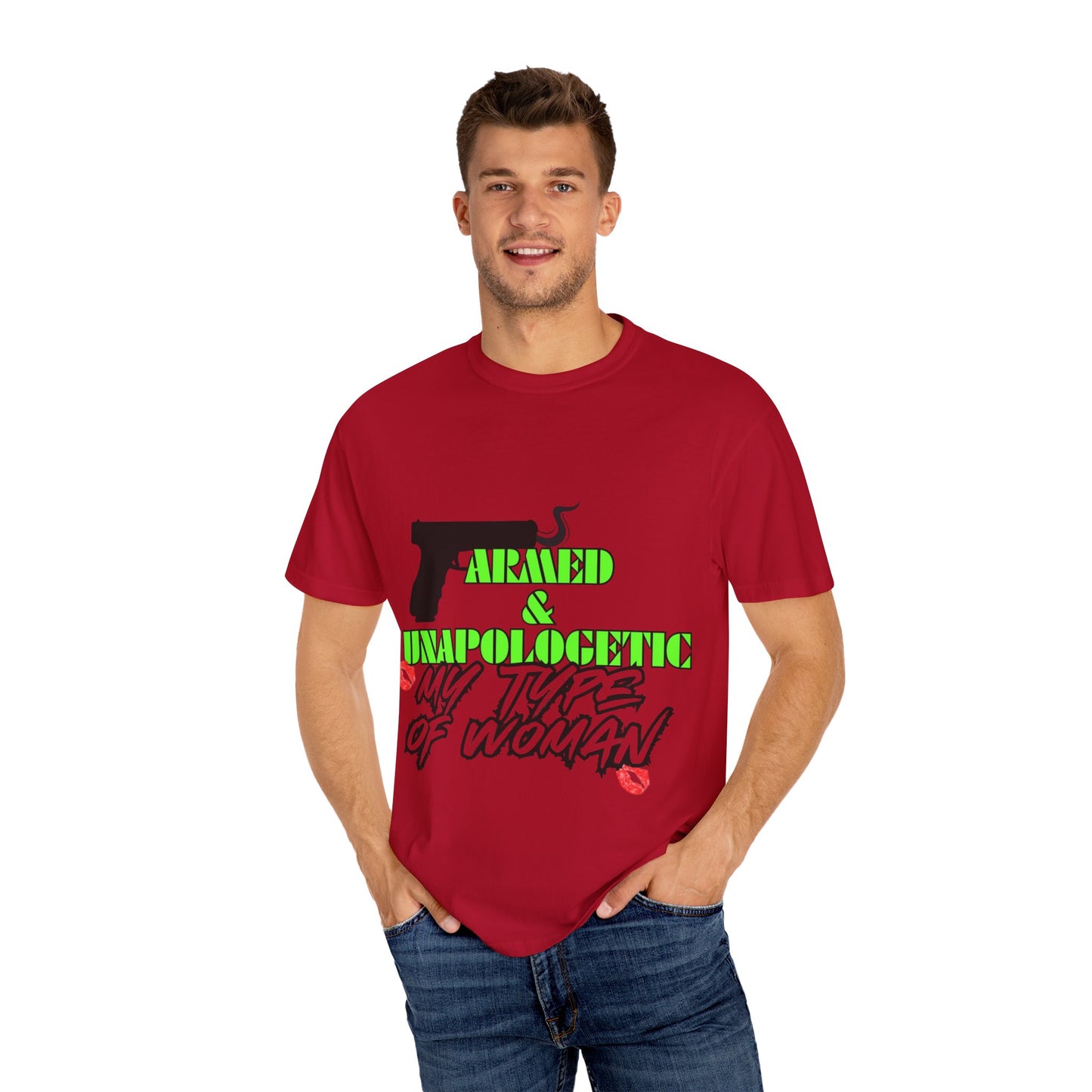 Armed & Unapologetic T-Shirt - Bold Graphic Tee for Confident Women