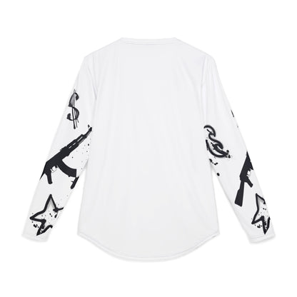 Men's UV Protection Long Sleeve Shirt - Colorful 'Retired' Graphic Tee