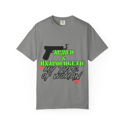 Armed & Unapologetic T-Shirt - Bold Graphic Tee for Confident Women