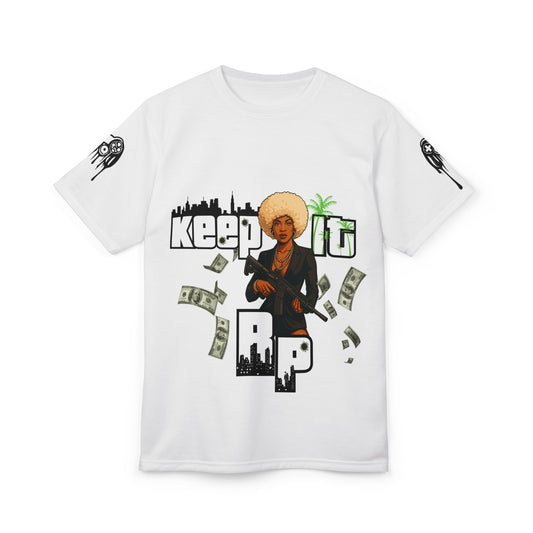 Keep It RP (ROLEPLAY) Gamer Unisex Tee Foxcee edition – Bold Graphic Tee for Trendsetters