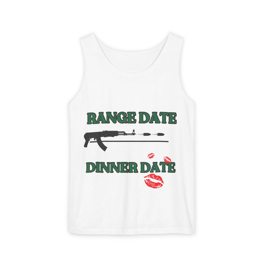 Unisex Range Date Dinner Date Tank Top