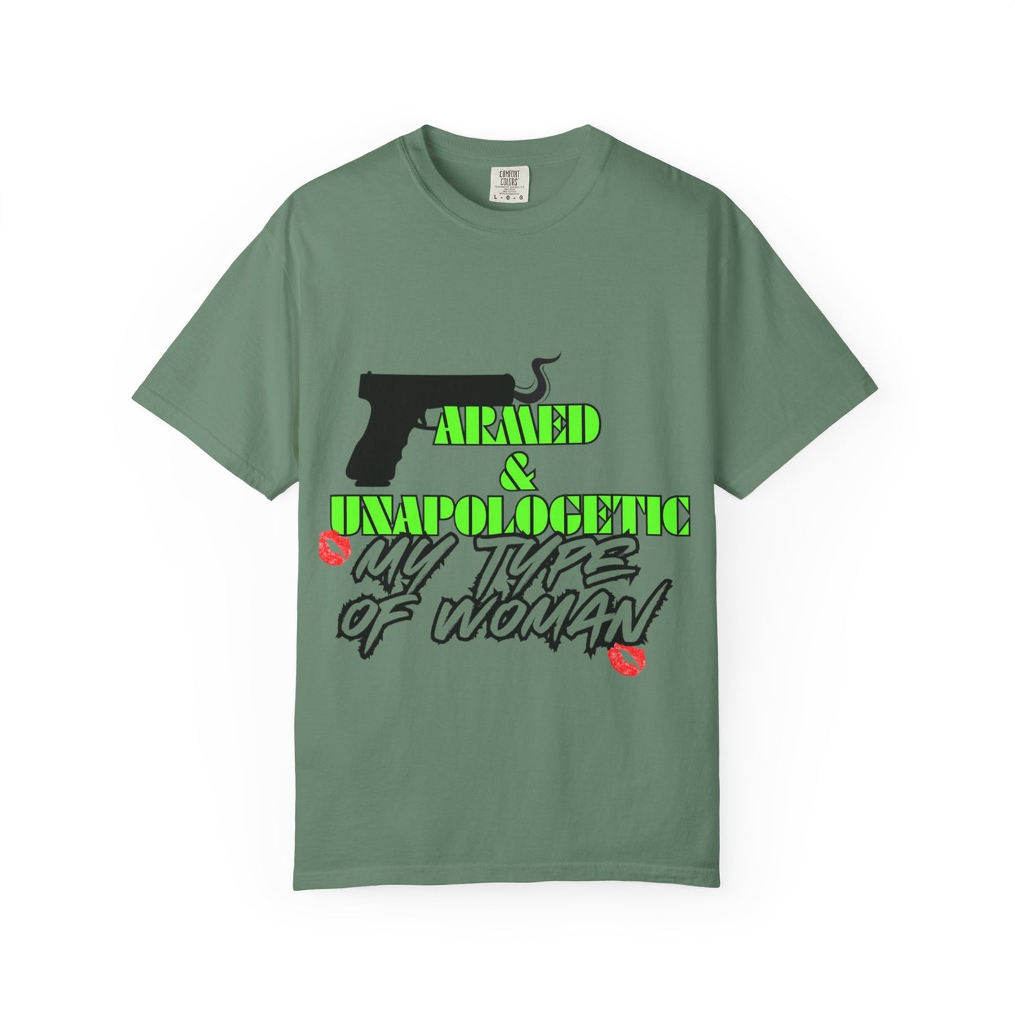 Armed & Unapologetic T-Shirt - Bold Graphic Tee for Confident Women