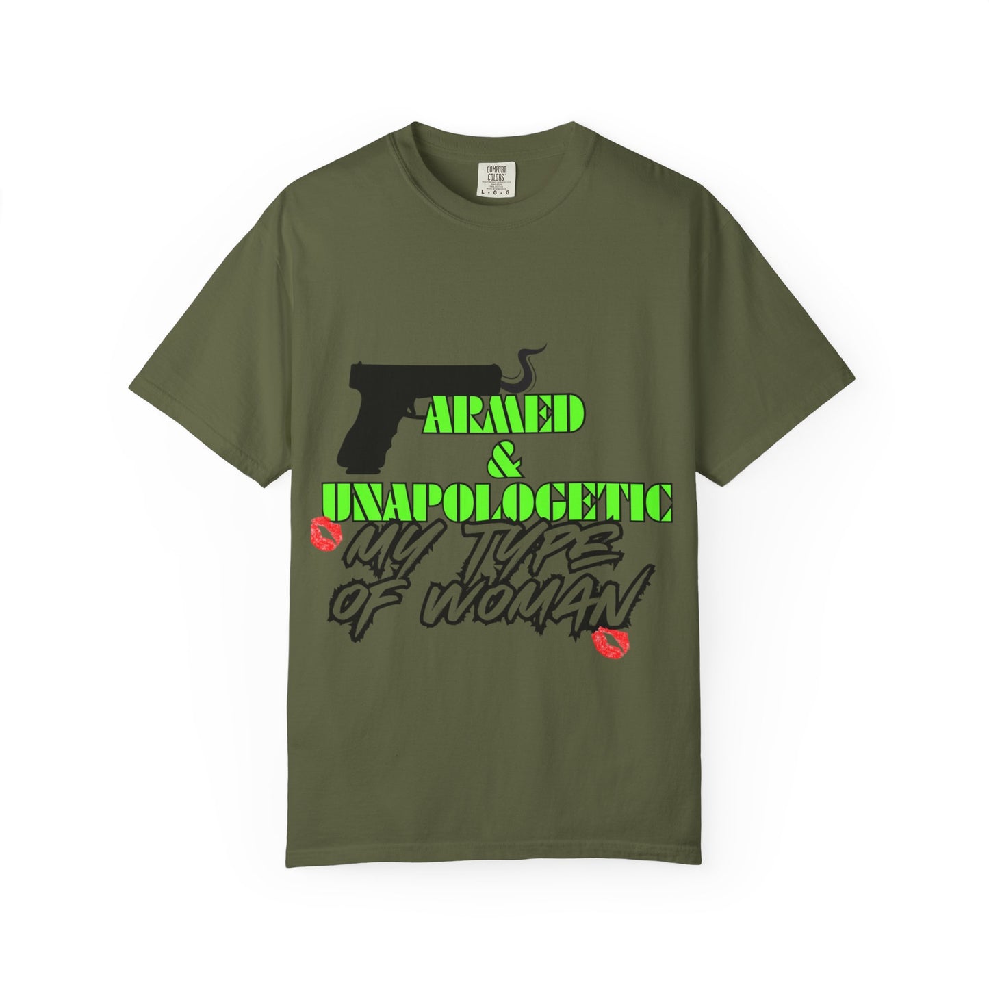 Armed & Unapologetic T-Shirt - Bold Graphic Tee for Confident Women