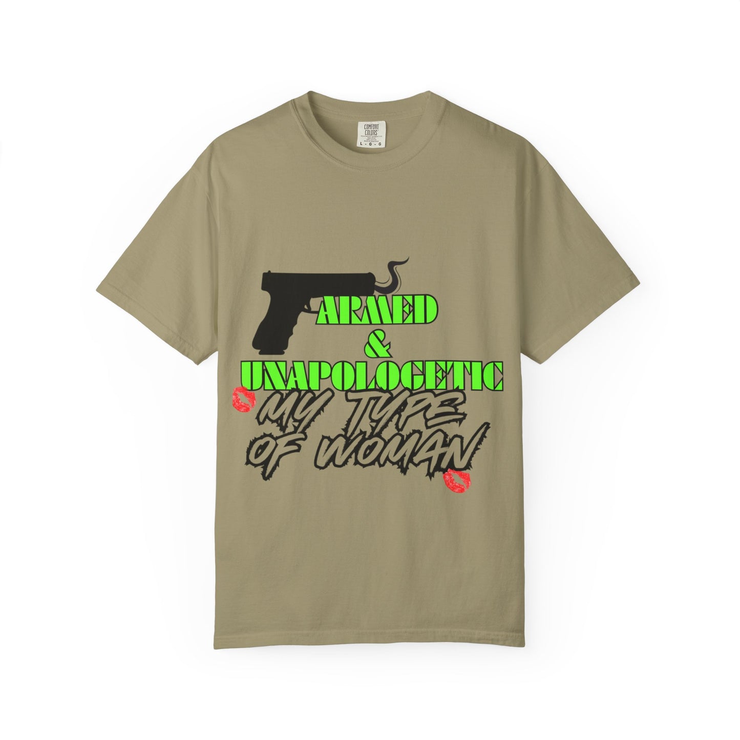 Armed & Unapologetic T-Shirt - Bold Graphic Tee for Confident Women