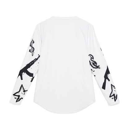 Men's UV Protection Long Sleeve Shirt - Colorful 'Retired' Graphic Tee