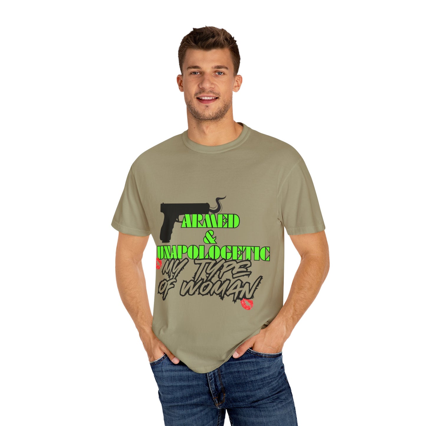 Armed & Unapologetic T-Shirt - Bold Graphic Tee for Confident Women