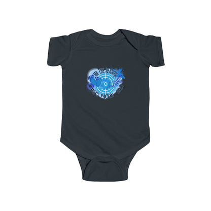 Funny Baby Bodysuit - I'm the Reason Dad's Packing Heat - Infant Jersey Outfit