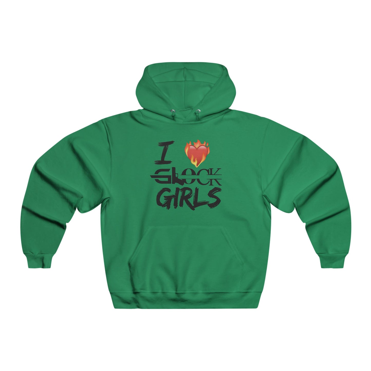 I ❤️ GLOCK Girls Hoodie - Unisex Hooded Sweatshirt for Trendy Comfort