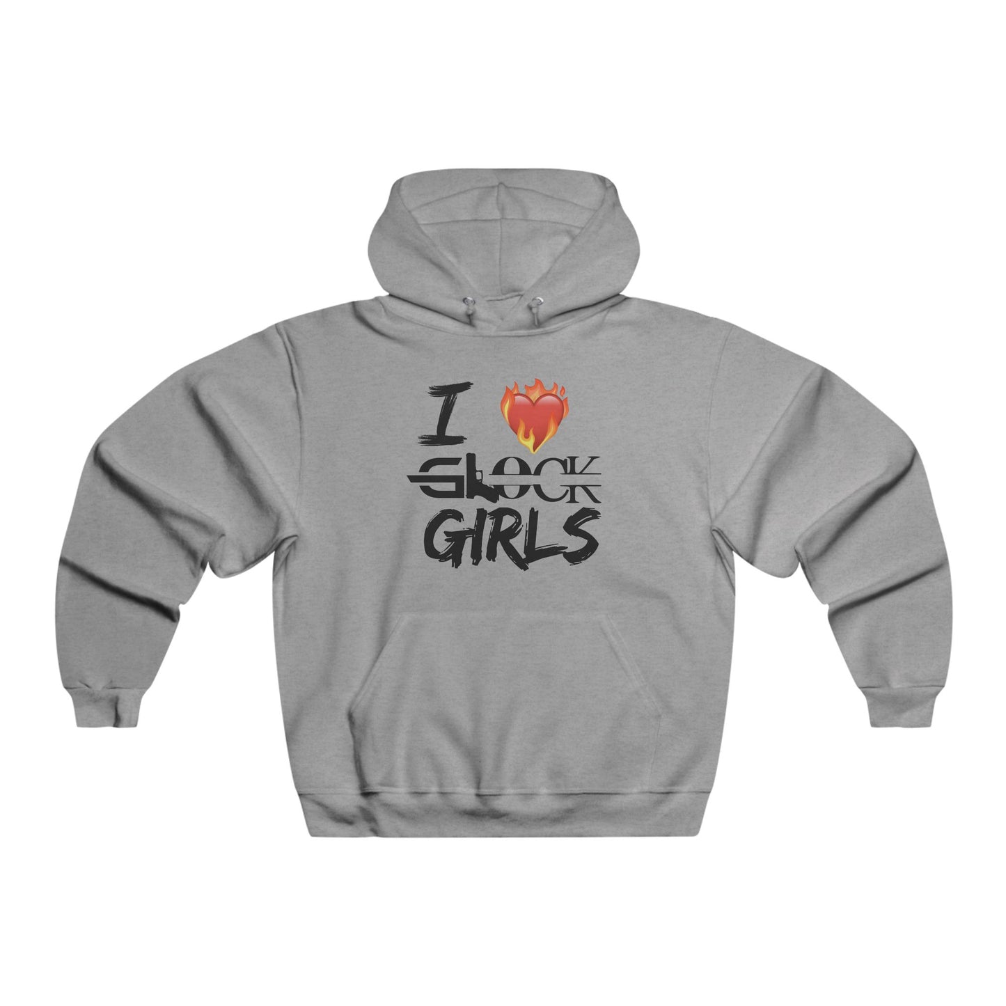 I ❤️ GLOCK Girls Hoodie - Unisex Hooded Sweatshirt for Trendy Comfort