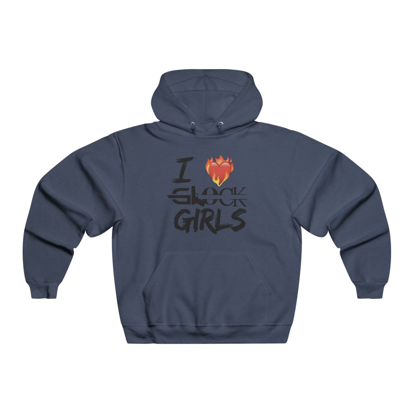 I ❤️ GLOCK Girls Hoodie - Unisex Hooded Sweatshirt for Trendy Comfort