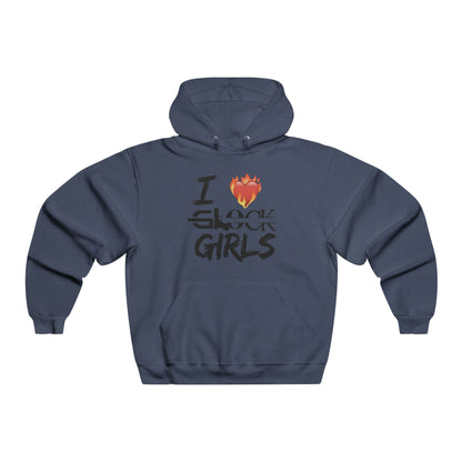 I ❤️ GLOCK Girls Hoodie - Unisex Hooded Sweatshirt for Trendy Comfort