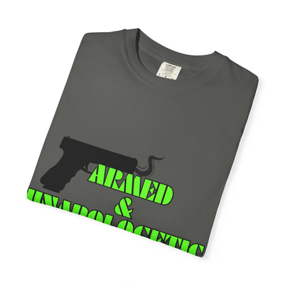 Armed & Unapologetic T-Shirt - Bold Graphic Tee for Confident Women