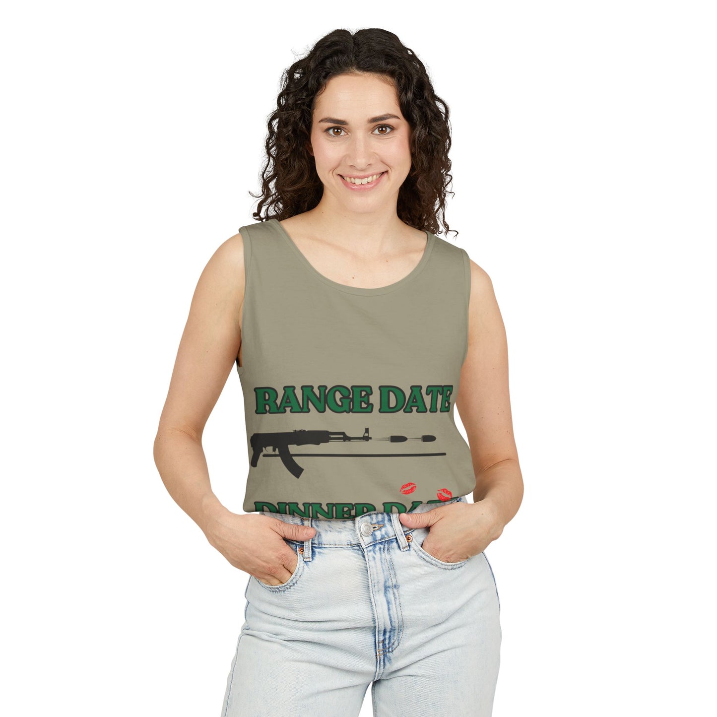 Unisex Range Date Dinner Date Tank Top