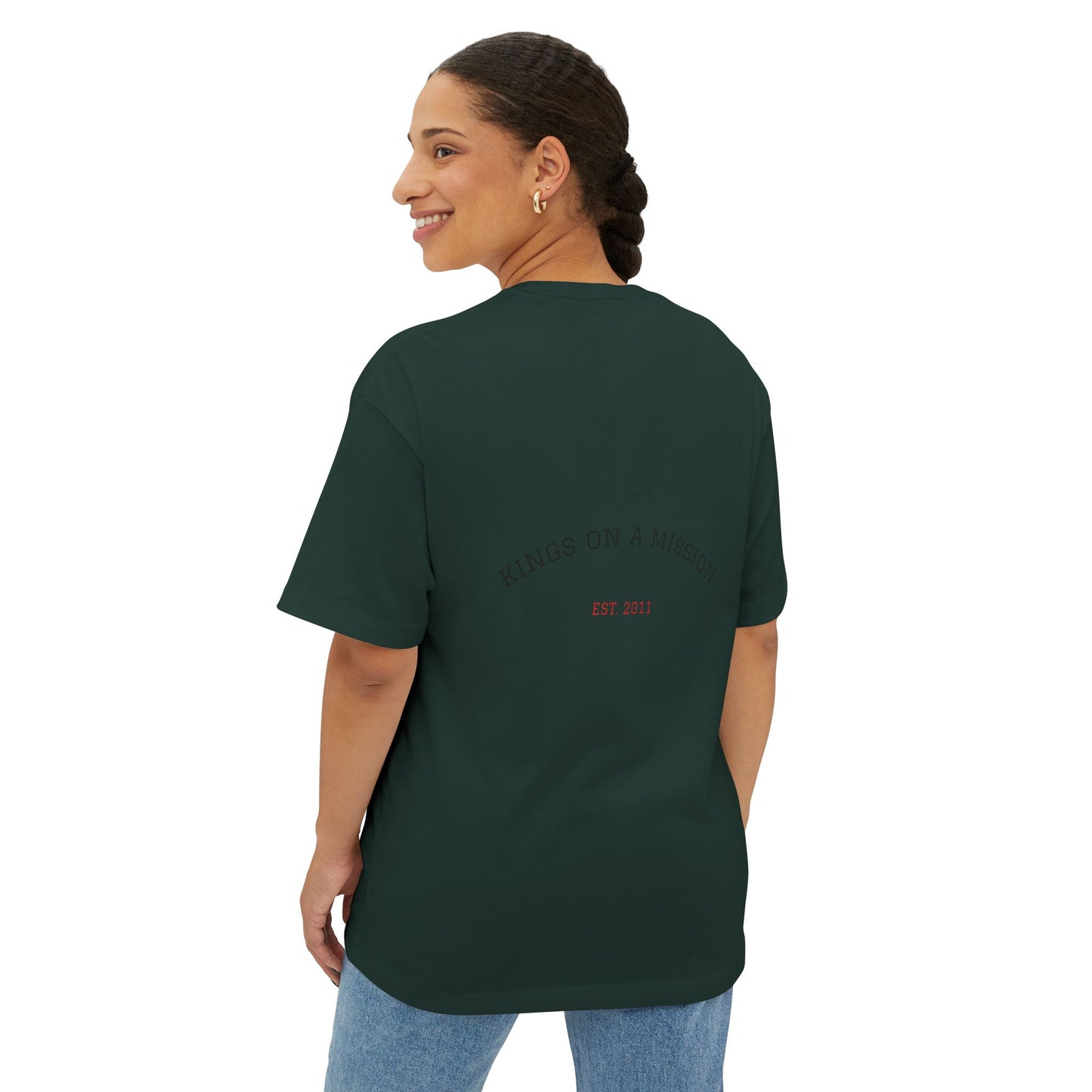 Protecting My Queen Oversized Tee - Unisex Boxy Shirt for Warriors
