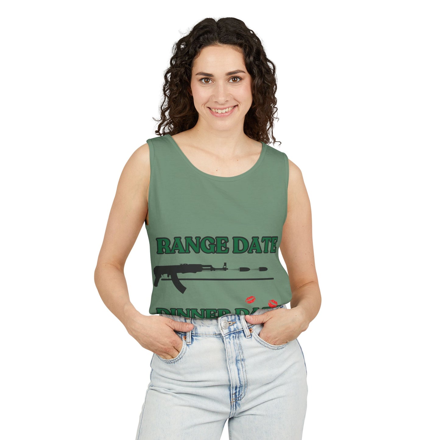 Unisex Range Date Dinner Date Tank Top