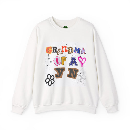 Grandma Love Crewneck Sweatshirt - Cute Gift for Grandmothers