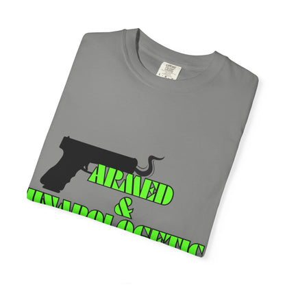 Armed & Unapologetic T-Shirt - Bold Graphic Tee for Confident Women