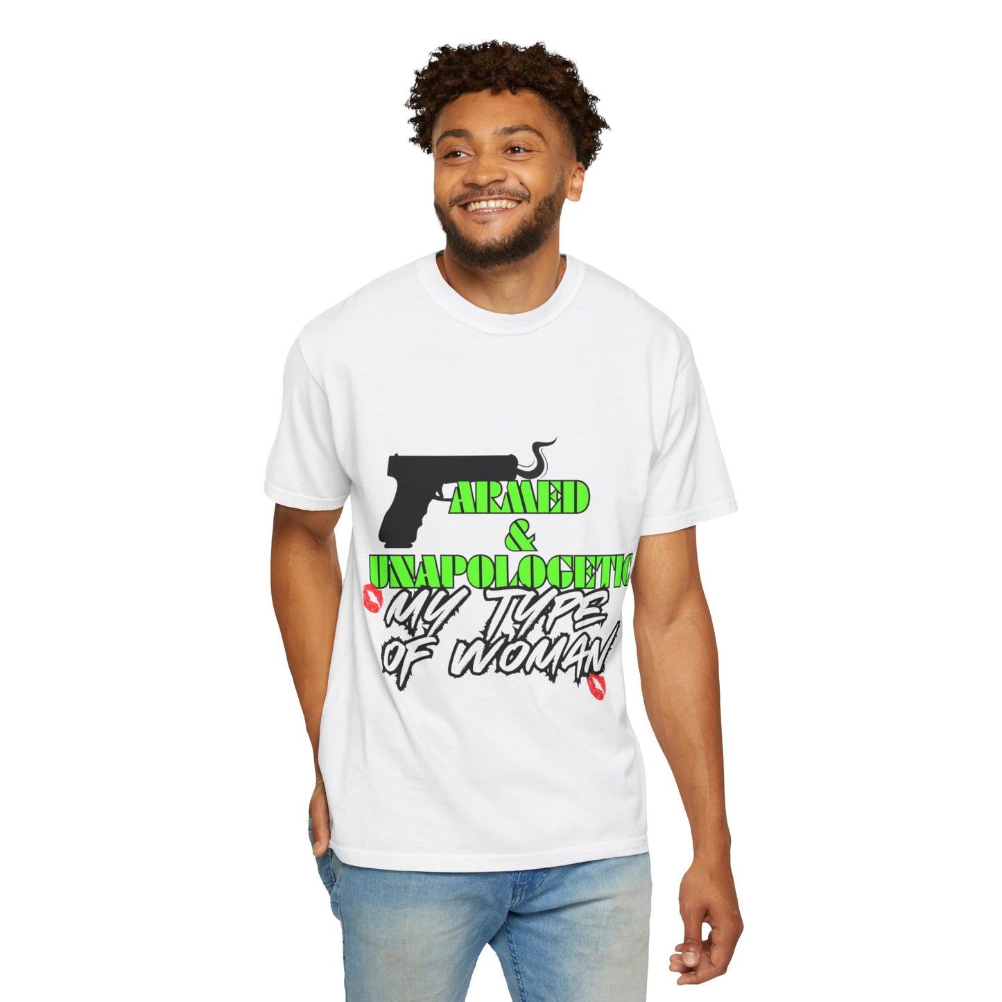 Armed & Unapologetic T-Shirt - Bold Graphic Tee for Confident Women