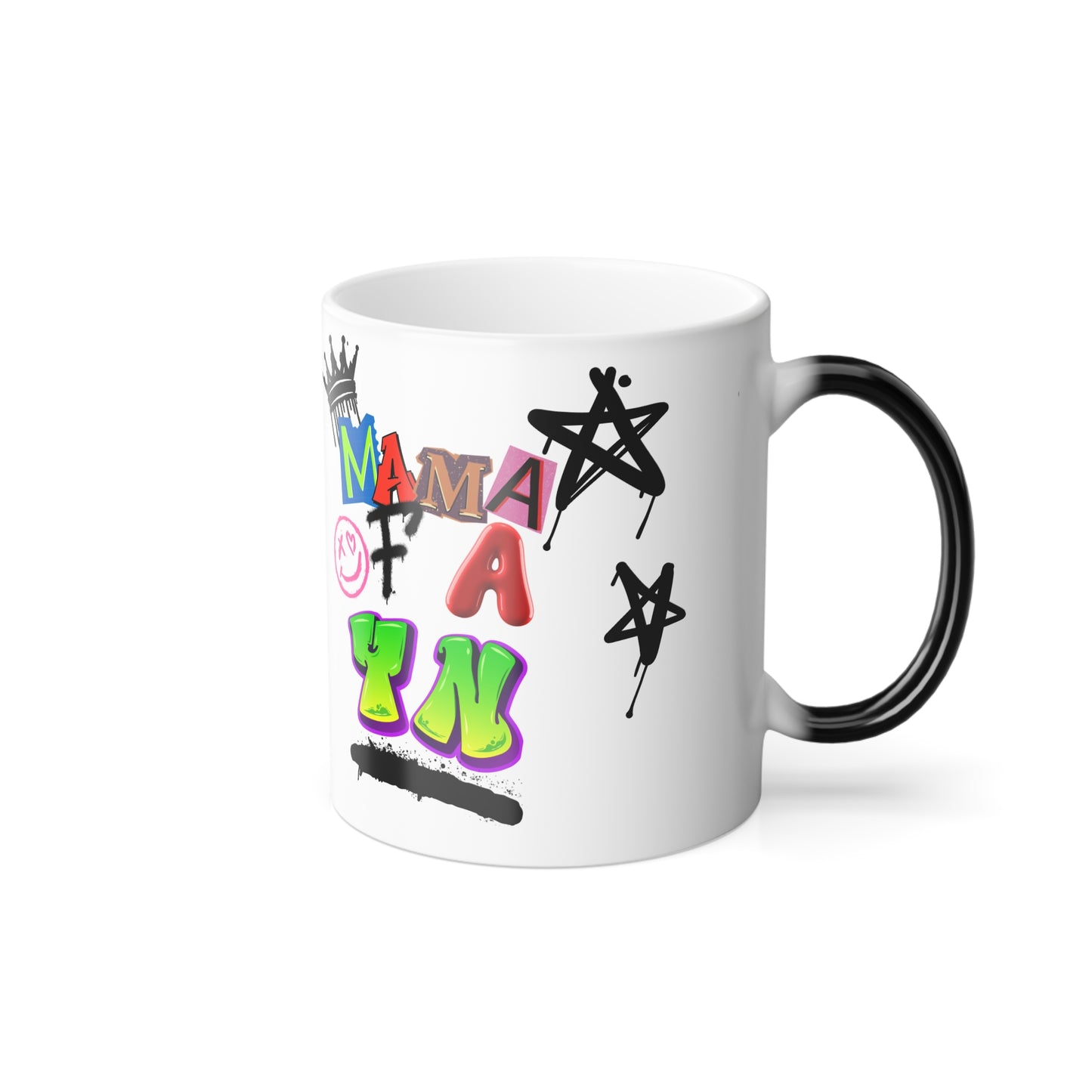 Color MAMA OF A YN Morphing Mug - Add a Splash of Fun with Colorful Designs