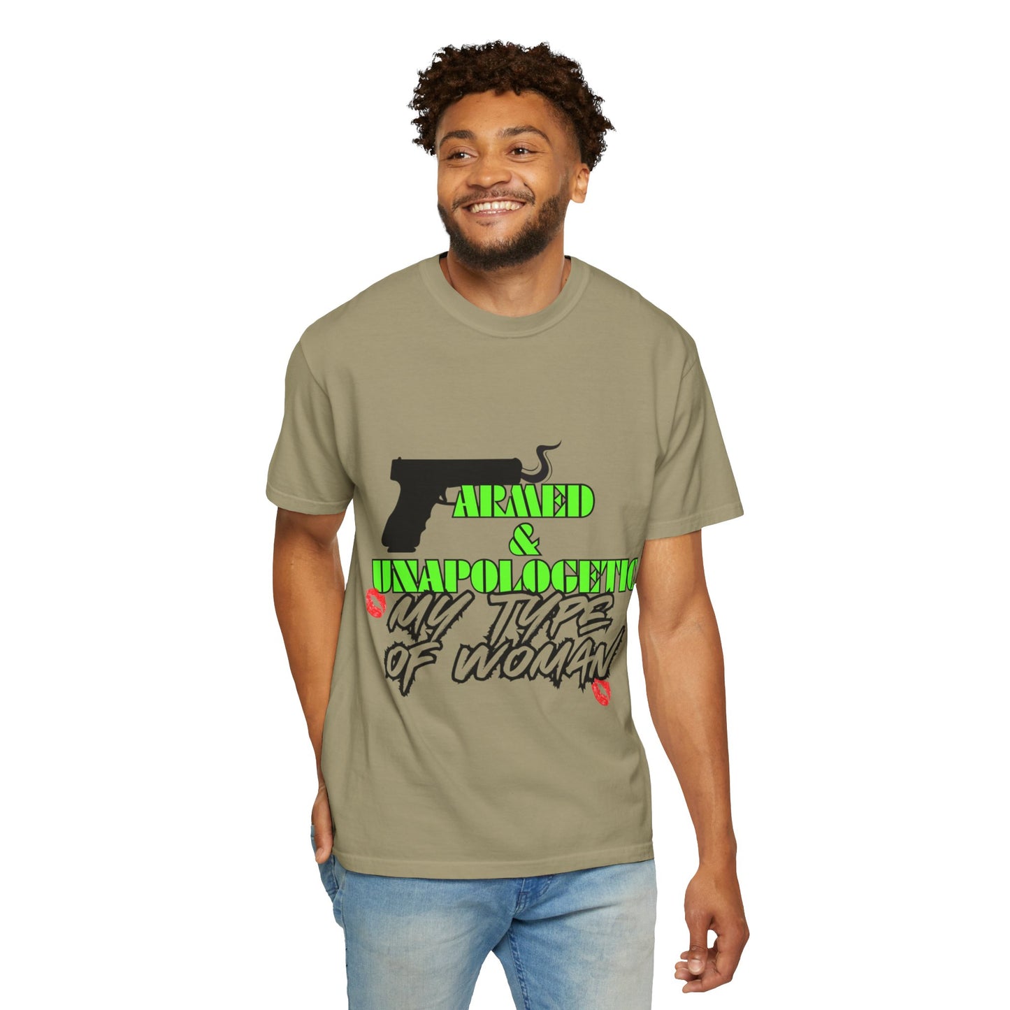 Armed & Unapologetic T-Shirt - Bold Graphic Tee for Confident Women