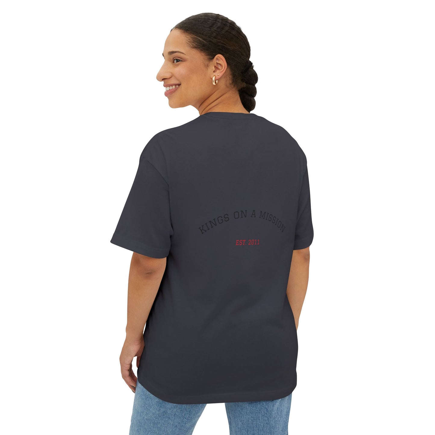 Protecting My Queen Oversized Tee - Unisex Boxy Shirt for Warriors