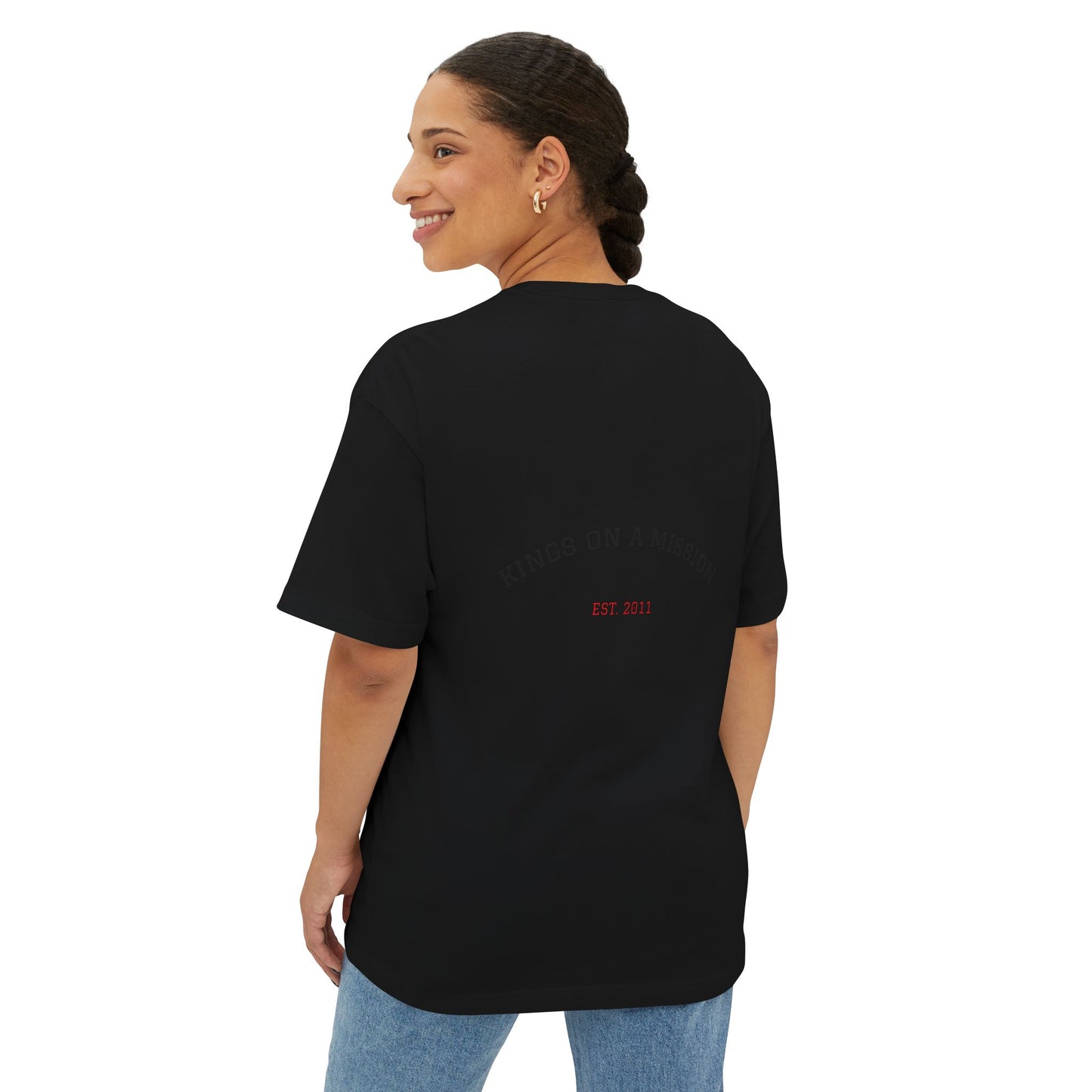 Protecting My Queen Oversized Tee - Unisex Boxy Shirt for Warriors