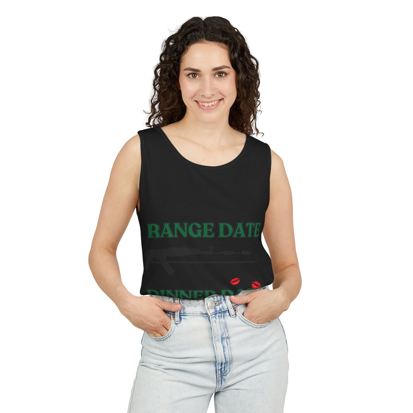 Unisex Range Date Dinner Date Tank Top