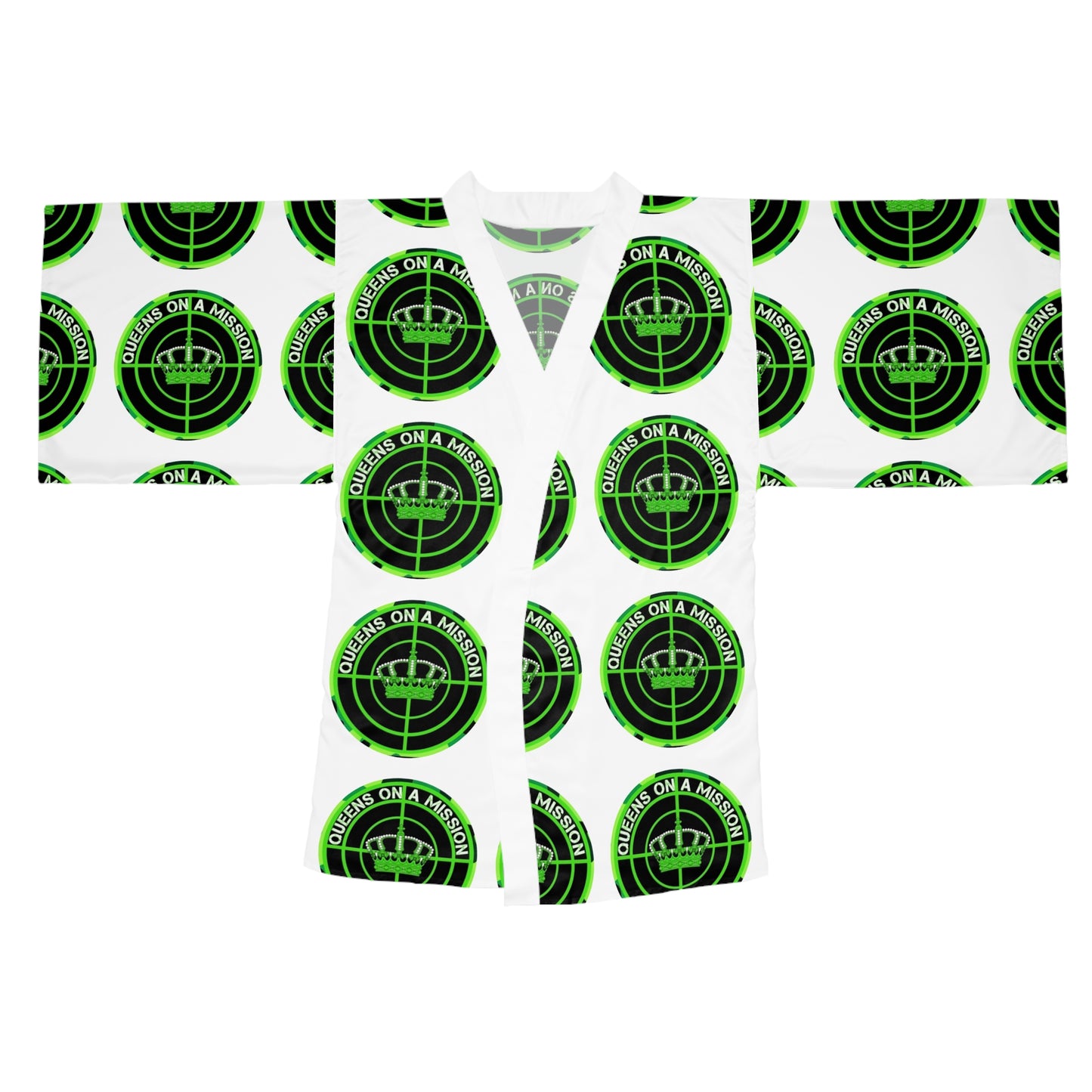QOAM Long Sleeve Kimono Robe - 'Queens on a Mission'