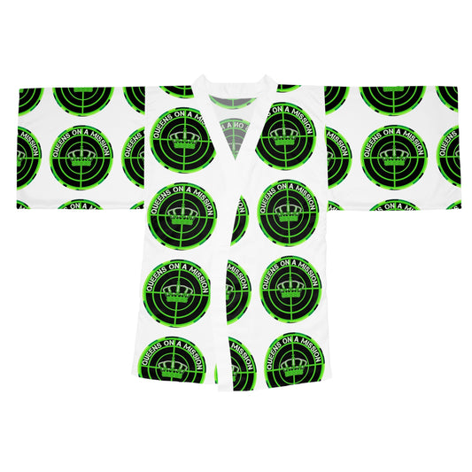 QOAM Long Sleeve Kimono Robe - 'Queens on a Mission'