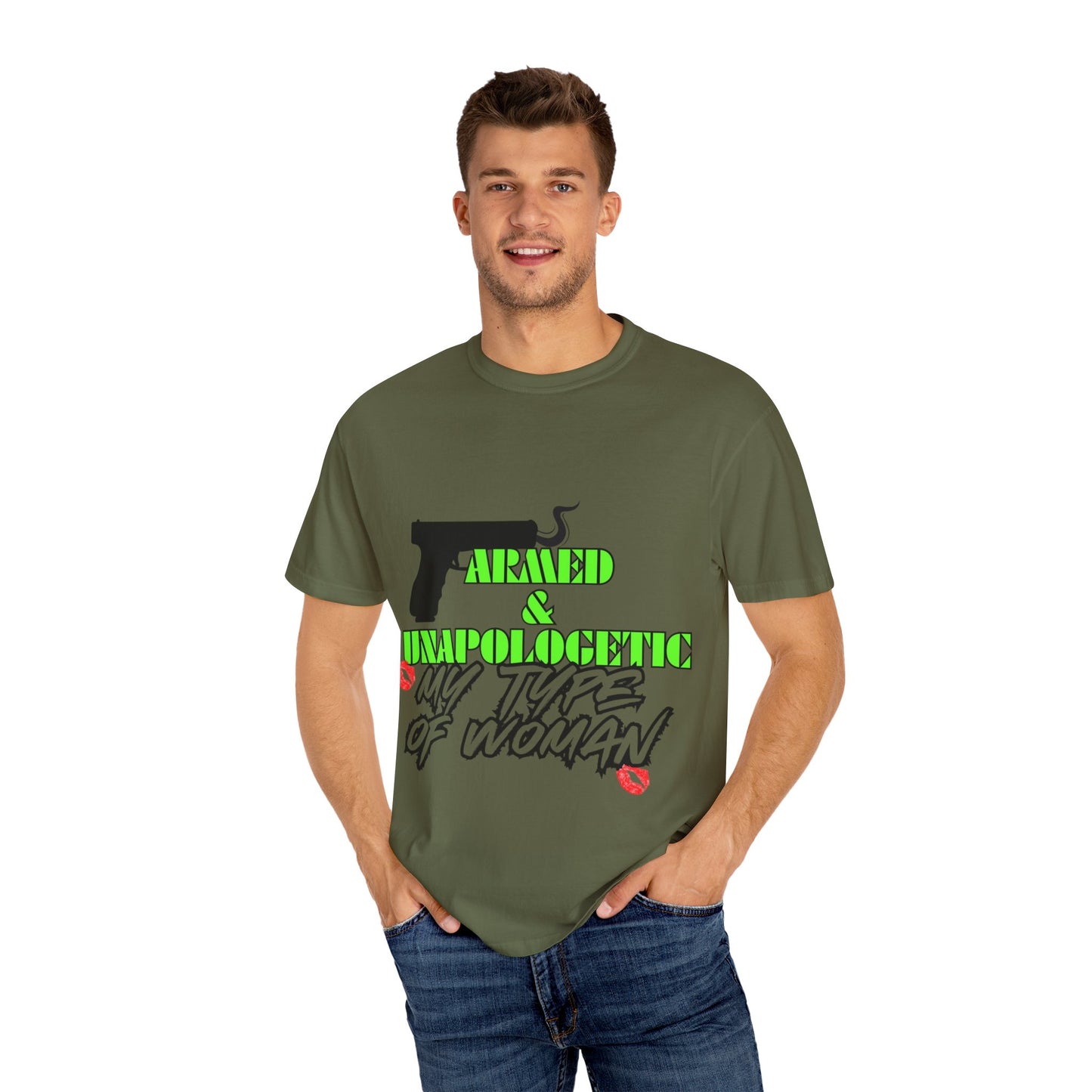 Armed & Unapologetic T-Shirt - Bold Graphic Tee for Confident Women
