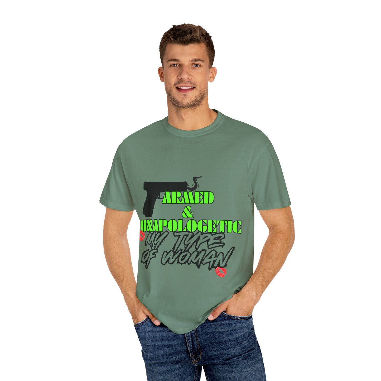 Armed & Unapologetic T-Shirt - Bold Graphic Tee for Confident Women